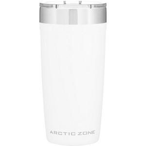 20 oz Arctic Zone Titan Thermal Hp Travel Tumbler (Matte White)