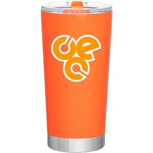 20 oz Frost Travel Tumbler (Neon Orange)