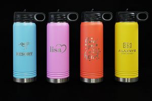 20 oz Polar Camel Metal Water Bottles