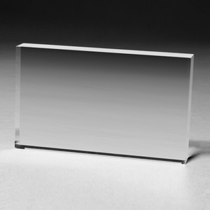 2043L (Laser) - Rectangular Acrylic Paperweight - 2-1/2" x 4" x 3/4"