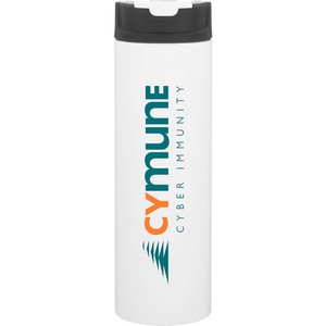 20.9 oz h2go Gauge Travel Tumbler (Matte White)