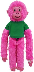 21" Hot Pink Spider Monkey with Sequins
