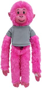 21" Hot Pink Spider Monkey with Sequins