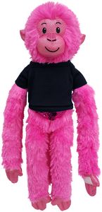 21" Hot Pink Spider Monkey with Sequins