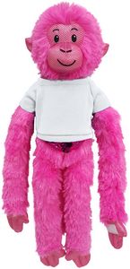 21" Hot Pink Spider Monkey with Sequins
