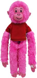 21" Hot Pink Spider Monkey with Sequins