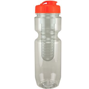 22 Oz Translucent Bike Bottle with Infuser