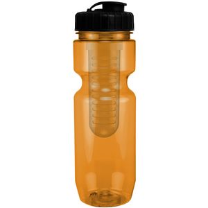 22 Oz Translucent Bike Bottle with Infuser