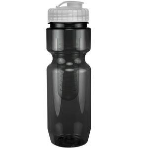 22 Oz Translucent Bike Bottle with Infuser