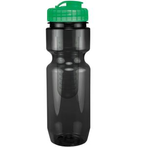 22 Oz Translucent Bike Bottle with Infuser
