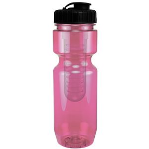 22 Oz Translucent Bike Bottle with Infuser