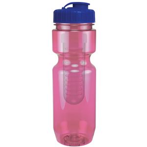 22 Oz Translucent Bike Bottle with Infuser