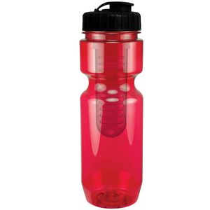 22 Oz Translucent Bike Bottle with Infuser