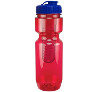 22 Oz Translucent Bike Bottle with Infuser