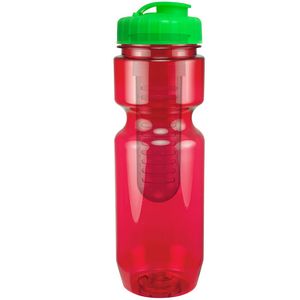 22 Oz Translucent Bike Bottle with Infuser