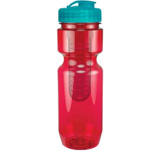 22 Oz Translucent Bike Bottle with Infuser