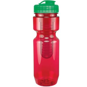 22 Oz Translucent Bike Bottle with Infuser