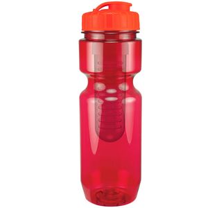 22 Oz Translucent Bike Bottle with Infuser