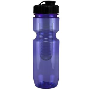 22 Oz Translucent Bike Bottle with Infuser
