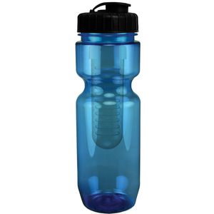 22 Oz Translucent Bike Bottle with Infuser