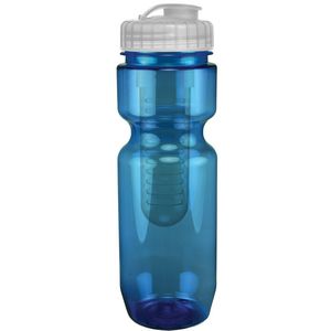 22 Oz Translucent Bike Bottle with Infuser