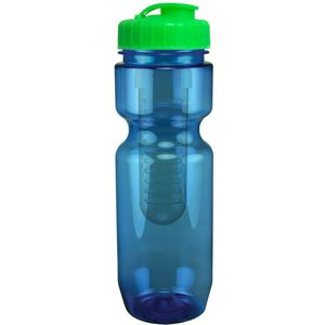 22 Oz Translucent Bike Bottle with Infuser