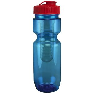 22 Oz Translucent Bike Bottle with Infuser