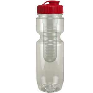 22 Oz Translucent Bike Bottle with Infuser