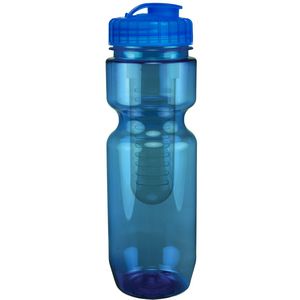 22 Oz Translucent Bike Bottle with Infuser