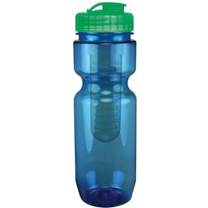 22 Oz Translucent Bike Bottle with Infuser
