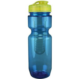 22 Oz Translucent Bike Bottle with Infuser