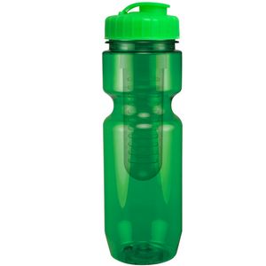 22 Oz Translucent Bike Bottle with Infuser