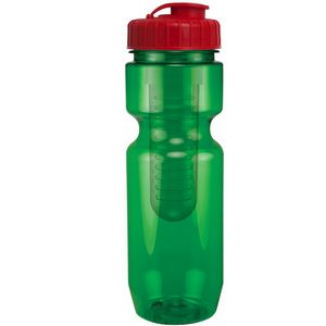 22 Oz Translucent Bike Bottle with Infuser