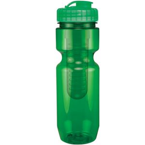 22 Oz Translucent Bike Bottle with Infuser