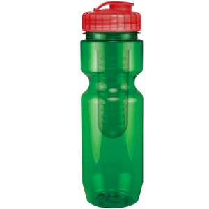 22 Oz Translucent Bike Bottle with Infuser