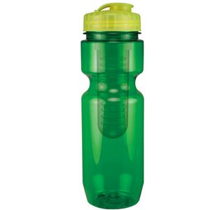 22 Oz Translucent Bike Bottle with Infuser