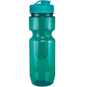 22 Oz Translucent Bike Bottle with Infuser