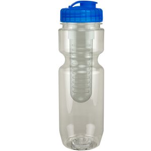 22 Oz Translucent Bike Bottle with Infuser
