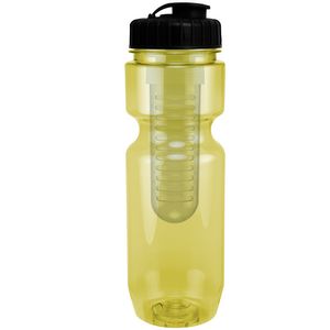 22 Oz Translucent Bike Bottle with Infuser