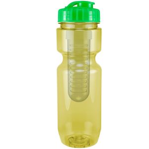 22 Oz Translucent Bike Bottle with Infuser