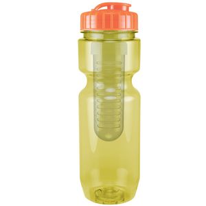 22 Oz Translucent Bike Bottle with Infuser