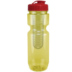 22 Oz Translucent Bike Bottle with Infuser