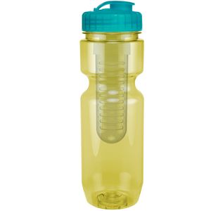 22 Oz Translucent Bike Bottle with Infuser