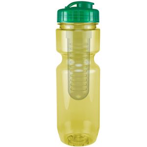 22 Oz Translucent Bike Bottle with Infuser