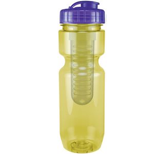22 Oz Translucent Bike Bottle with Infuser