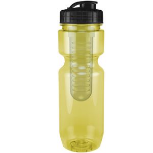 22 Oz Translucent Bike Bottle with Infuser