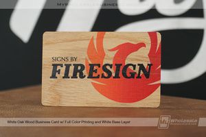 24 Hour Wood Business Cards