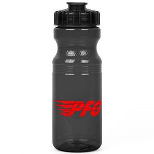 24 Oz. Eco-Polyclear Bottle w/Flip-Top Lid