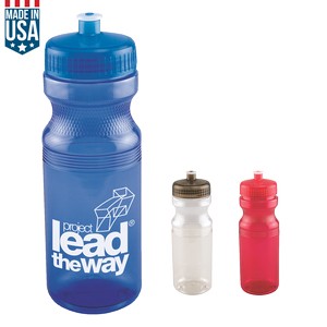 24 Oz Polyclear Water Bottle
