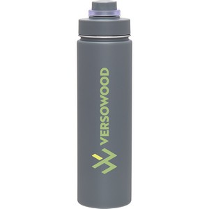 24 oz h2go Conquer Water Bottle (Matte Storm Gray)